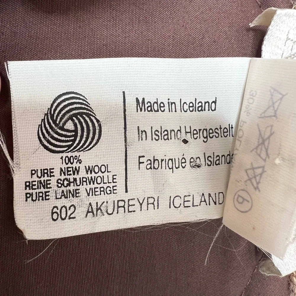 Alafoss Nordic Women’s Zip Front Iceland 100% Wool Sweater Vest Medium 458 - Picture 3 of 3